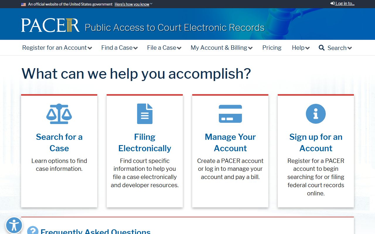 Howard County probate records PACER bankruptcy court code